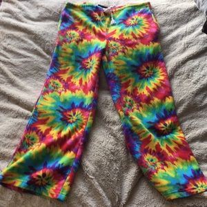 Tie dye pajama pants